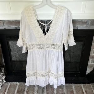 NWT Z&L dress in white/ivory - small